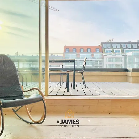 Prachtig Ruim Design Duplex Penthouse Met Zeezicht Appartamento Knokke-Heist